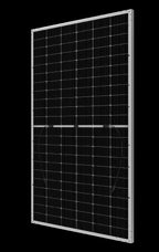 Vista posterior original del panel bifacial Canadian Solar