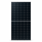 Panel solar Jinko 650 W bifacial — vista frontal con encuadre uniforme, imagen editada a partir de la referencia del producto