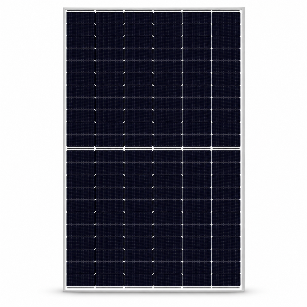 Panel solar Canadian Solar 620 W — vista frontal con encuadre uniforme, imagen editada a partir de la referencia del producto