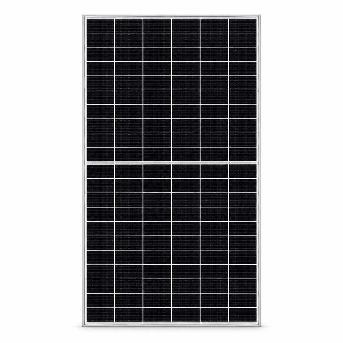 Panel solar Canadian Solar 725 W — vista frontal con encuadre uniforme, imagen editada a partir de la referencia del producto